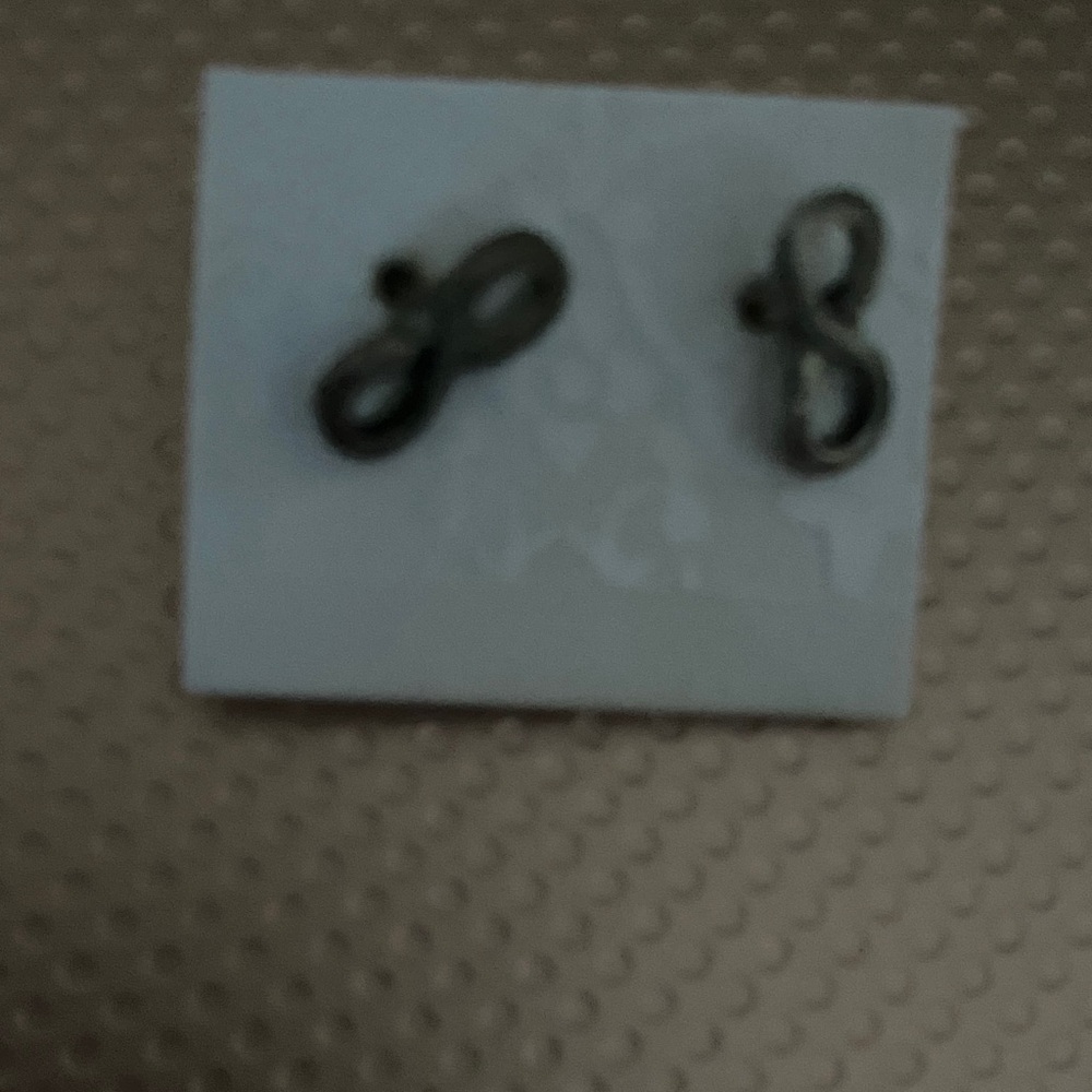Liz Lange for Target Black Infinity Earrings